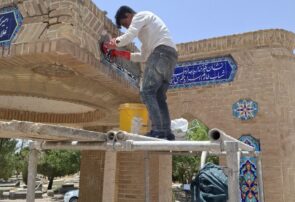 مرمت آرامگاه یغمای خشتمال نیشابوری