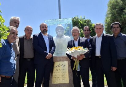 رونمایی از سردیس محمد رفیقیان؛ پاسداشت نیم‌قرن تلاش پدر صنعت نیشابور