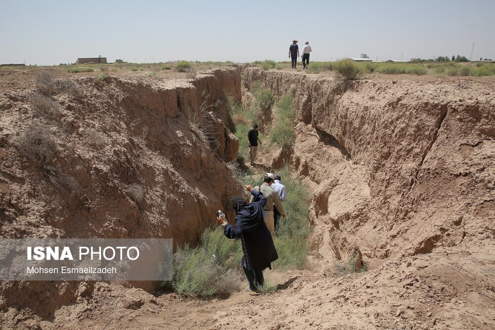 بزرگترین فرونشست ایران در نیشابور