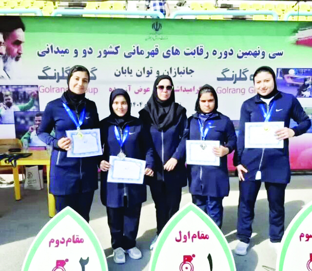 درخشش بانوان پارادوومیدانی نیشابوری در مسابقات قهرمانی کشور درخشش بانوان پارادوومیدانی نیشابوری در مسابقات قهرمانی کشور